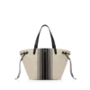 ストライプジャカード ラージトート