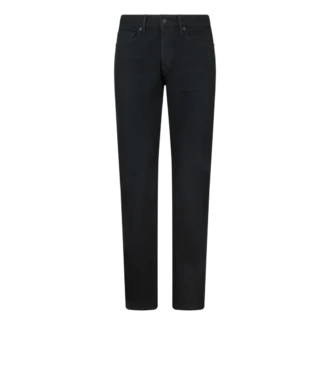 ブラック ストレッチ ストレートフィット デニム