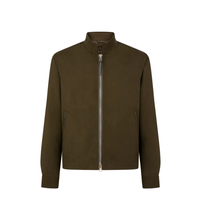 ウールカシミアシルクレップスハリントン