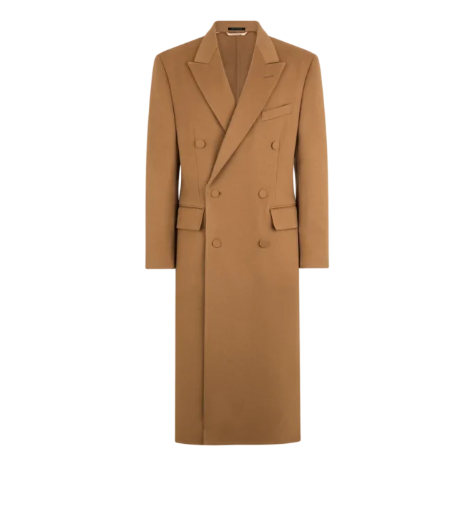 ウールカシミア ダブルスプリッタブルコート