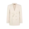 ウールカシミアシルクレップスジャケット
