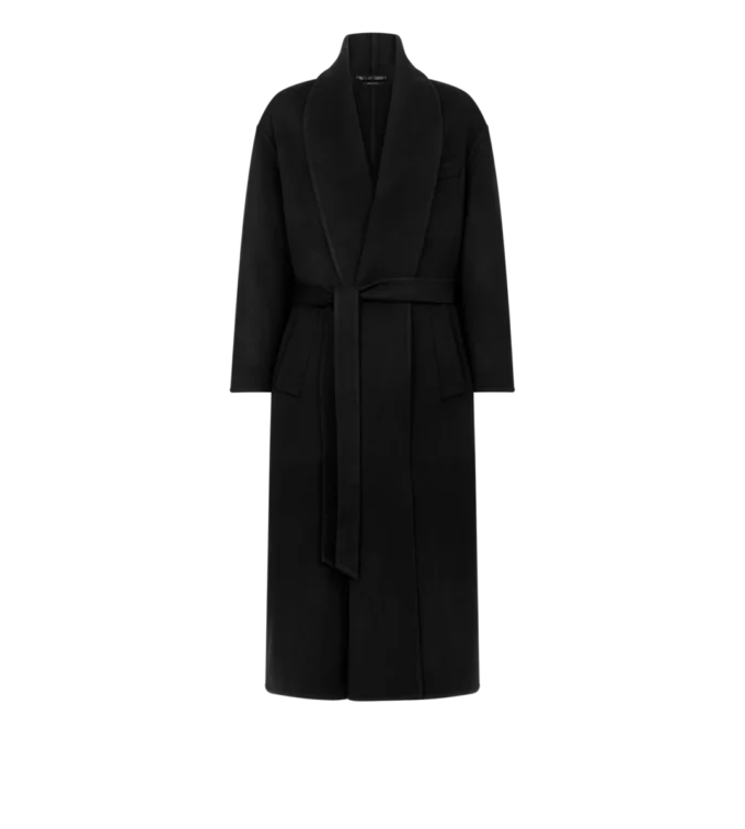ダブルスプリッタブル ウールカシミア ショールコート