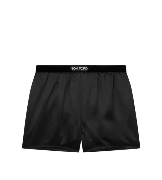 ストレッチシルクサテンボクサーショーツ