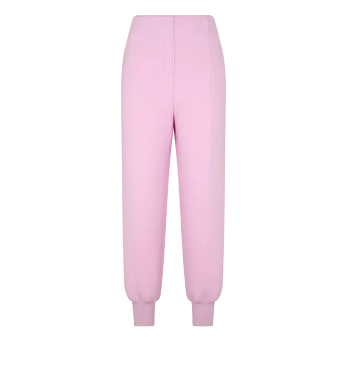 極細カシミア混紡 スカルプチュラル ジョガーパンツ