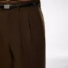 ブロークンツイル ダブルプリーツパンツ