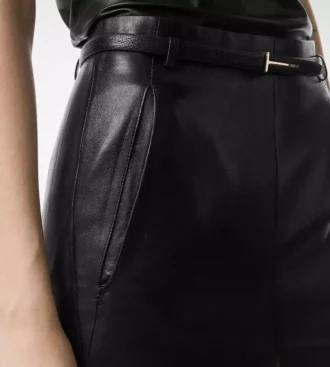 ナッパレザー ラックス スカート