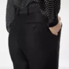 ウールシルク ラドミール テーラードストレートパンツ
