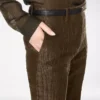 クロコジャカード テーラードストレートパンツ