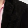 カシミア スエード 仕立て ブレザー