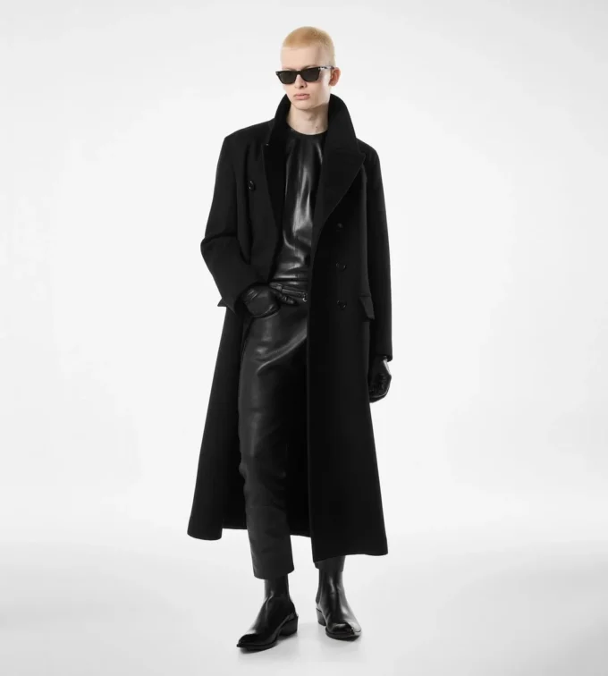 カシミア オフィサーコート