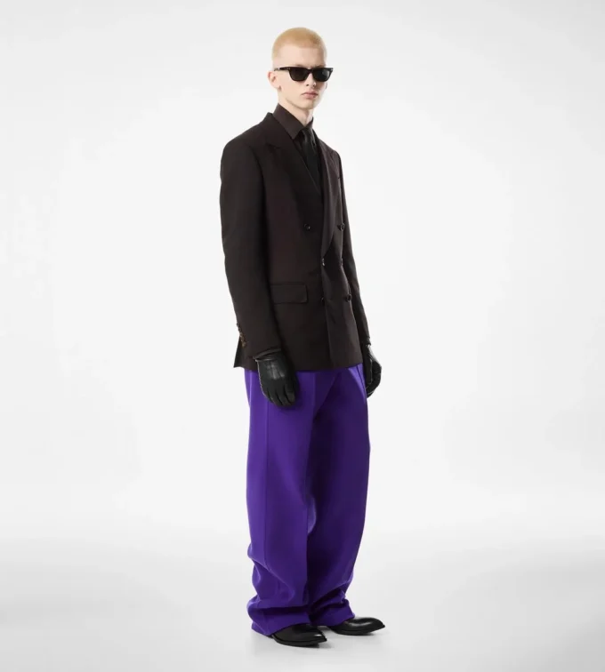 カシミア ダブルスプリッタブルツイルパンツ