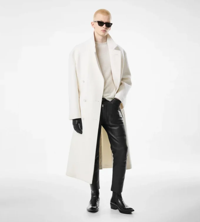 ダブルスプリッタブルカシミアオーバーコート