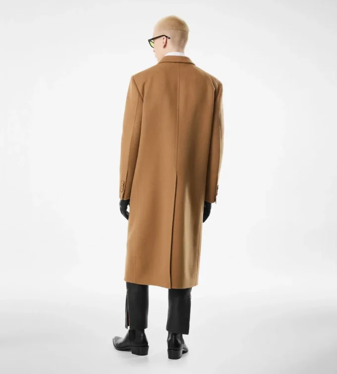 ウールカシミア ダブルスプリッタブルコート