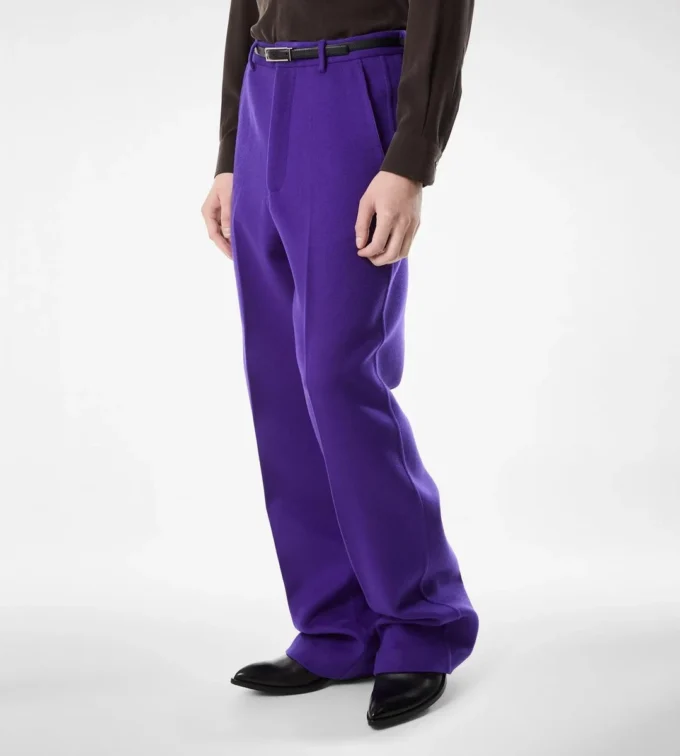 カシミア ダブルスプリッタブルツイルパンツ