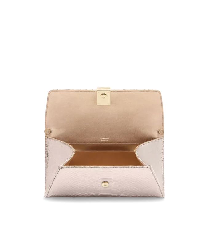 ラミネート加工 スタンプ加工 パイソン ノービレ クラッチ