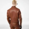 バッファローグレインレザー アシンメトリーレーサー