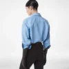 フレンチ・プロンジュ レザー シャツ