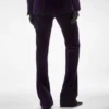 コットンベルベットテーラードストレートパンツ