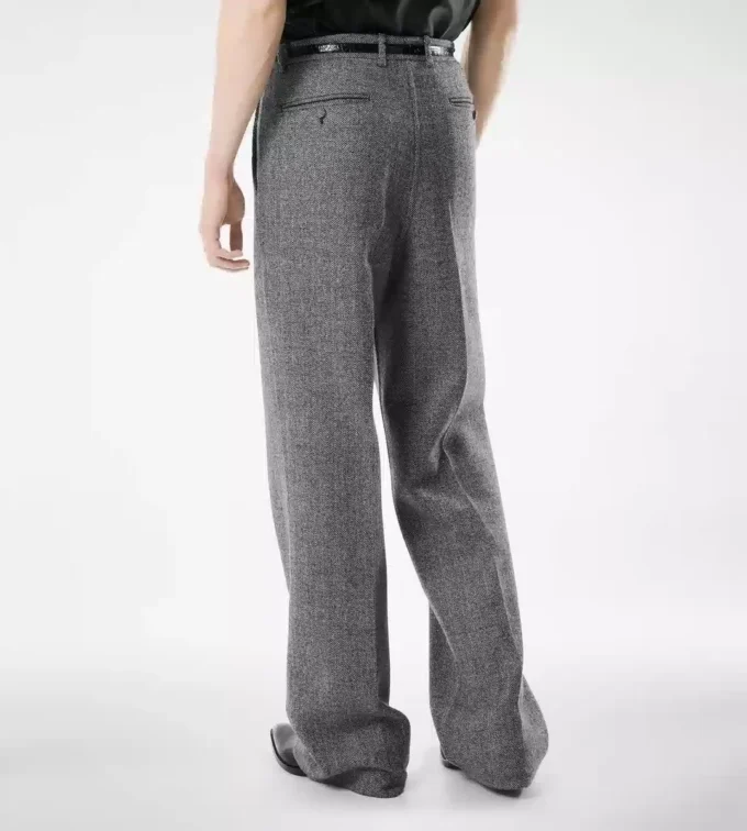 シャークスキンヘリンボーン ダブルスプリッタブルパンツ