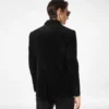 カシミア スエード 仕立て ブレザー