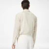 クレープ・ド・シンのペイズリープリント フルイドフィットシャツ