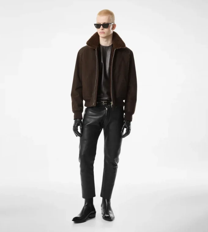 ヌバックシアーリング フライトボンバー