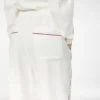パイピング付きシルクツイルパジャマパンツ