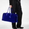 スエード ボウリングバッグ