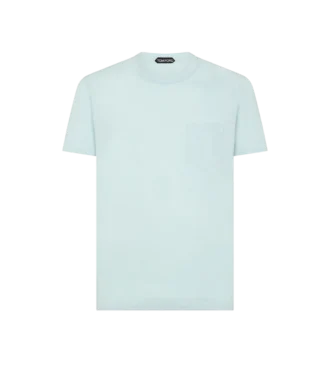 コットンシルク クルーネック Tシャツ
