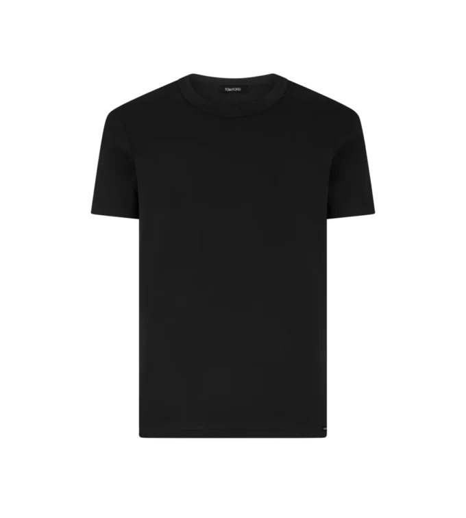 コットン クルーネック Tシャツ