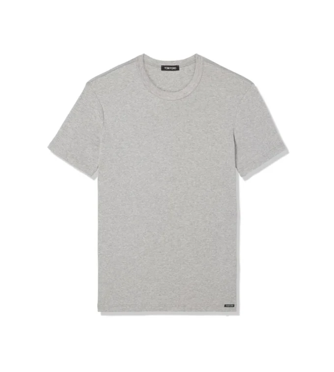コットン クルーネック Tシャツ