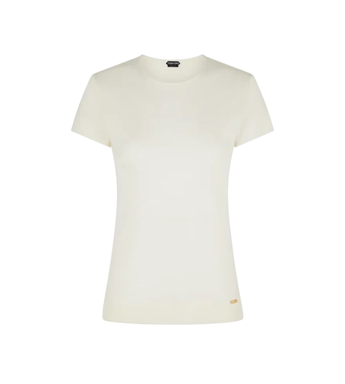 ビスコースニットTシャツ