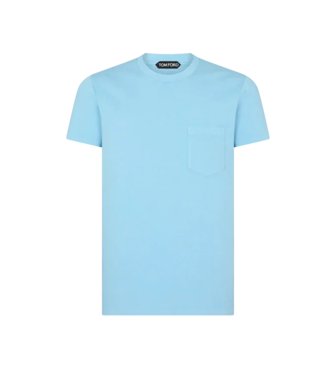 コールドダイド コットン クルーネック Tシャツ
