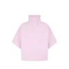 超極細カシミア混紡 ファンネルネック スカルプチュラル Tシャツ