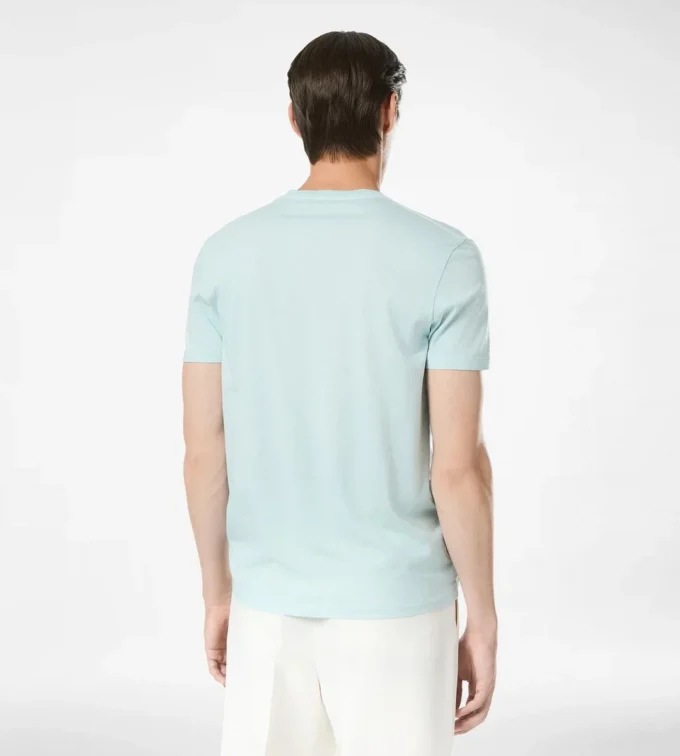 コットンシルク クルーネック Tシャツ