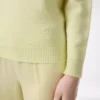 カシミア オフショルダー Vネックニット