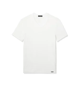 コットン Vネック Tシャツ